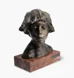 Le fils de Nazareth by Eugenio Pellini, bronze, sold Jun 2025
