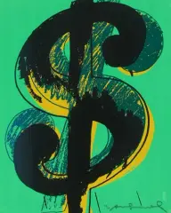 $1 by Andy Warhol, 1982, pencil, sold Jun 2025