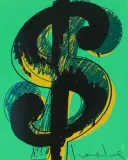 $1 by Andy Warhol, 1982, pencil, sold Jun 2025