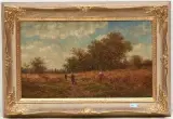 Die Feldarbeit by Jan van Lokhorst, 1885, oil on canvas, offered Jun 2025