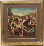 Kopie nach Raffael Grablegung Christi by Emanuel Stöckler, watercolor, sold Jun 2025