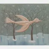 Snow Bird by Scott Miller, Oil on canvas, offered May 2016