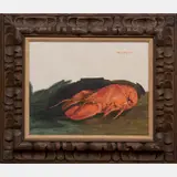 Lobster Study by Herbert Steinberg, Oil on canvas, offered Apr 2016