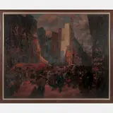 Boulevard a Paris by Gaston Prunier, Oil on canvas, offered Apr 2016