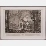 Venduta dell'Ingrese della Camera Sepolcrali di L. Arrunzio e della sua Famiglia by Giovanni Battista Piranesi, Etching., offered Apr 2016