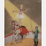 Circus by Salomon van Abbé, Watercolor, offered Apr 2016