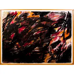 Tracking IV by Ginna Brand, 1986, Pastel, offered Apr 2016