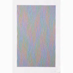 Elapse by Bridget Riley, Screenprint in colors, offered Apr 2016