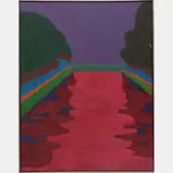 Red Lagoon by William Schock, Oil on canvas, offered Apr 2016