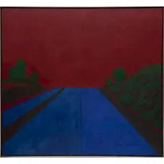 Turnpike II by William Schock, Acrylic on canvas, offered Apr 2016