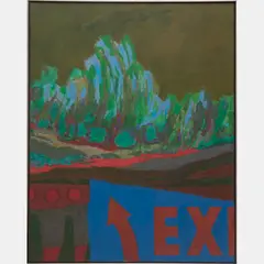 Exit by William Schock, Oil on canvas, offered Apr 2016