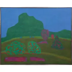 Twin Shrubs by William Schock, Oil on canvas, offered Apr 2016