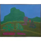 Twin Shrubs by William Schock, Oil on canvas, offered Apr 2016