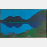 Mountain Lake by William Schock, Oil on canvas, offered Apr 2016