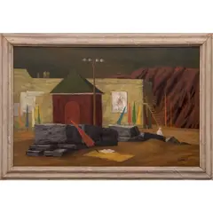 The Beach by William Schock, Oil on canvas, offered Apr 2016