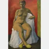 Female Nude by William Schock, Oil on masonite, offered Apr 2016