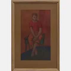 Mike by William Schock, Oil on paper, offered Apr 2016