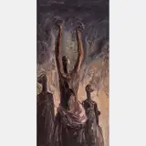 Chant by Emmanuel Glover, Oil on canvas, offered Apr 2016