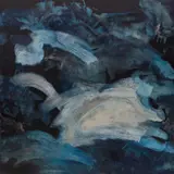 Untitled by Janet Shular Ostrav, Oil and mixed media on board, offered Apr 2016