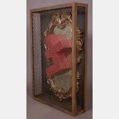 Doppelte Erscheinung by Bill Albertini, 1989, Mixed media (wood, offered Mar 2016