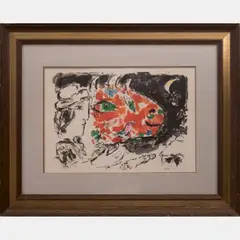 After Winter by Marc Chagall, c. 1972, Lithograph, offered Mar 2016