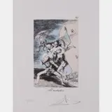Al Matadero by Salvador Dalí, Etching in color, offered Mar 2016