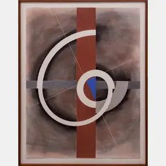 Cruciform Fragment by John Pearson, Pastel on paper, offered Mar 2016