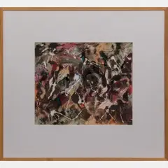 #127-95/10 by Clarence Van Duzer, 1995, Monoprint, offered Mar 2016