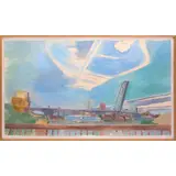 Urban Landscape II by Phyllis Seltzer, Oil on rag paper, offered Mar 2016