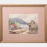 Smoked Fish by Louis William Bonsib, Watercolor on paper, offered Mar 2016