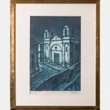 Capilla del Niño Dios by Oscar Meyer, Lithograph, offered Mar 2016