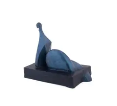 Untitled - 20th/21st century by Robert Holmes, bronze with blue patina, sold Jun 2026