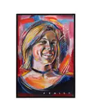 Untitled - Portrait of a Young Woman by Steve Penley, acrylic on canvas, sold Jun 2026