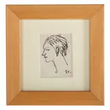 Untitled by Théophile Steinlen, ink on paper, sold Jan 2023