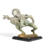 La Fuite du Temps by Richard MacDonald, bronze, sold Jun 2024