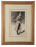 Legrand dans le Role de Rodin du Juif errant" ("Legrand in the Role of Rodin the Wandering Jew by Edgar Chahine, etching "Legrand as Rodin", sold Jun 2024