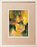 Hidden Face by Laura Schiavina, watercolor, sold Apr 2022