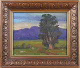 Untitled by Dennis Westerling, oil on masonite, sold Apr 2022