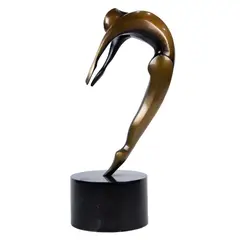 Dancing Figure by Robert Holmes, bronze sculpture, sold May 2022