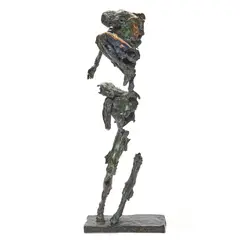 Sur l'Epaule by Denis Chetboune, 2013, bronze sculpture, sold May 2022