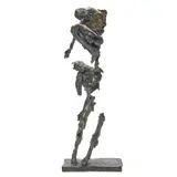 Sur l'Epaule by Denis Chetboune, 2013, bronze sculpture, sold May 2022
