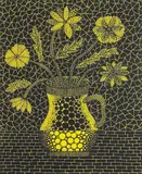 Vase (I) by Yayoi Kusama, 1992, lithograph in colors, sold May 2022