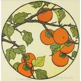 Untitled by Yoshiko Yamamoto, woodcut in colors, sold May 2022