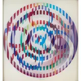 Untitled by Yaacov Agam, screenprint), sold May 2022