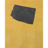 Oy/Yo by Robert Motherwell, 1978, etching in colors with aquatint and paper collage, sold May 2022