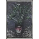 A Well Painted Strelitzia by Jim Dine, 1980, etching with hand coloring, sold May 2022