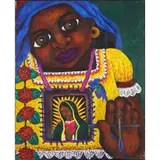 Capulario by Bernardo Modesto, 1996, oil on canvas, sold May 2022