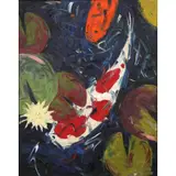 Big Koi by Matthew Frederick, 2003, oil on linen, sold May 2022