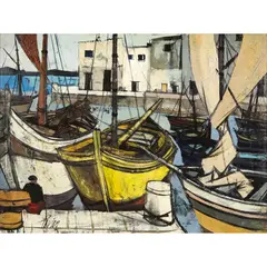 Untitled by Charles Levier, oil on canvas, sold May 2022