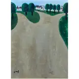 Park by Georgy Totibadze, 1996, oil on canvas, sold May 2022